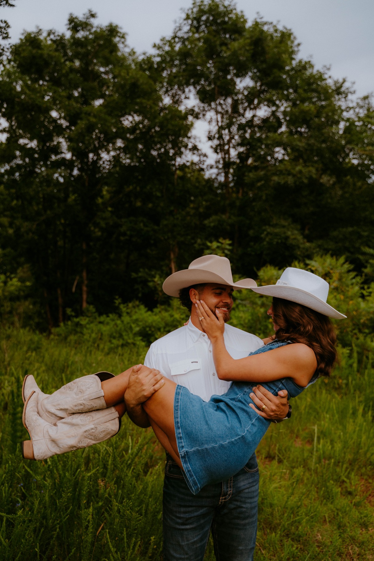 Hunter and Hannah together outdoors